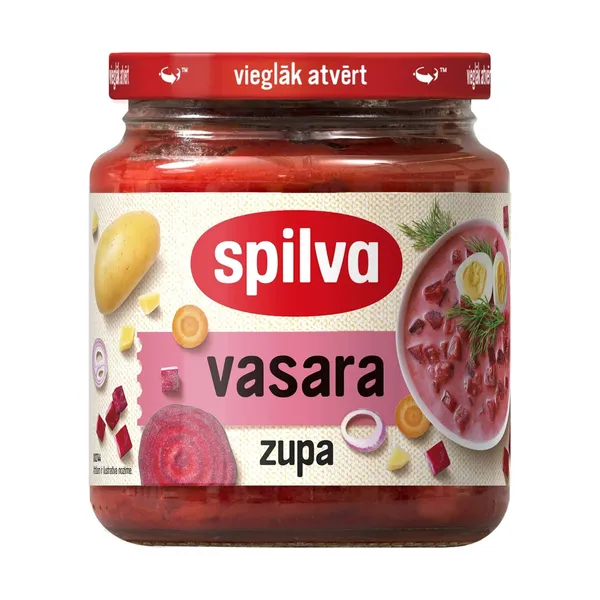 Konservētā aukstā zupa Spilva Vasara 530g