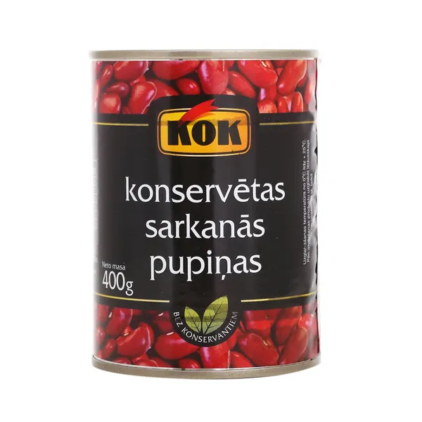 Pupiņas sarkanās Kok 400g/240g
