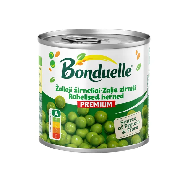 Konservēti zaļie zirnīši Bonduelle 400g/265g