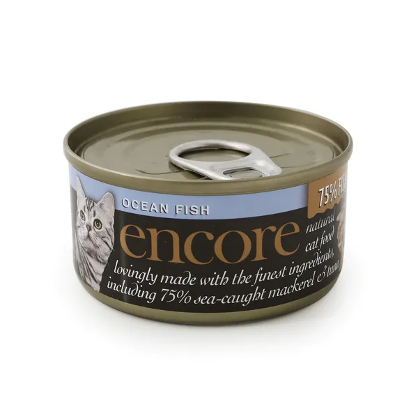 Konservi kaķiem Encore ar okeāna zivīm 70g