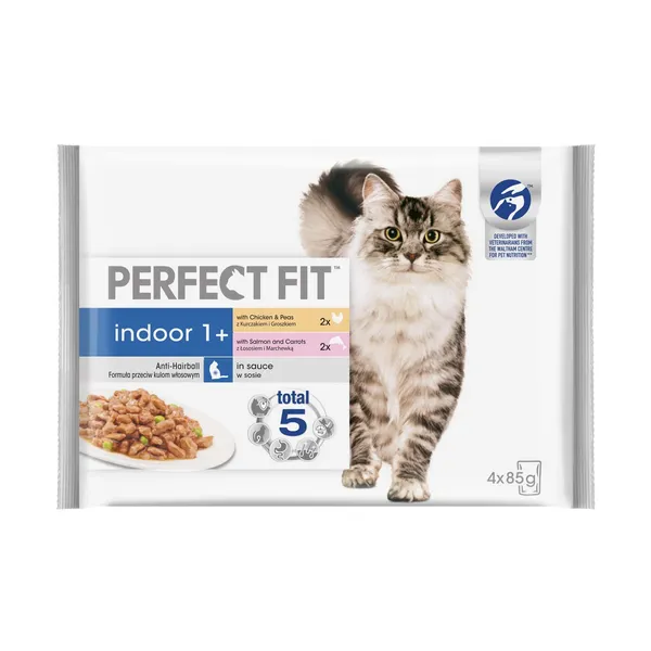 Konservi kaķiem Perfect Fit Indoor Mix 4x85g