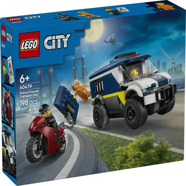 Konstruktors Lego Cietumnieku Pārvadāšanas Policijas Furgons 60479