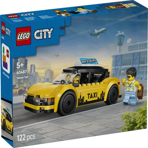 Konstruktors Lego Dzeltenais Taksometrs 60487