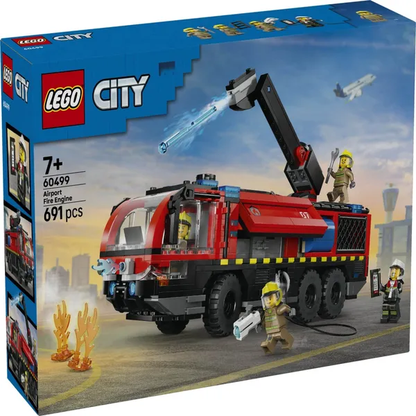 Konstruktors Lego Lidostas Ugunsdzēsēju Auto 60499