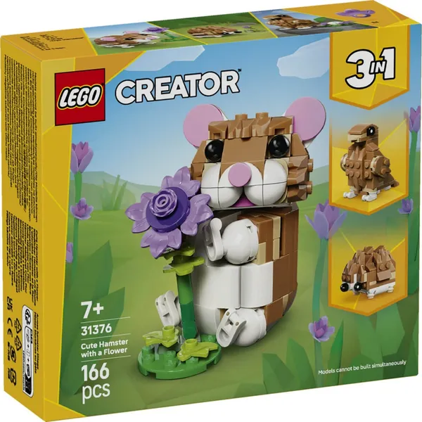 Konstruktors Lego Mīlīgs Kāmītis Ar Ziedu 31376
