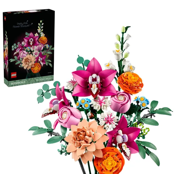 Konstruktors Lego Skaists Rozā Ziedu Pušķis 10342