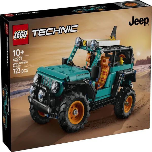 Konstruktors Lego Jeep® Wrangler Rubicon Apvidus Auto 42227