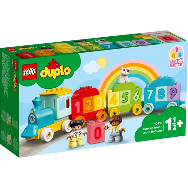 Konstruktors Lego Ciparu vilciens — mācies skaitīt 10954