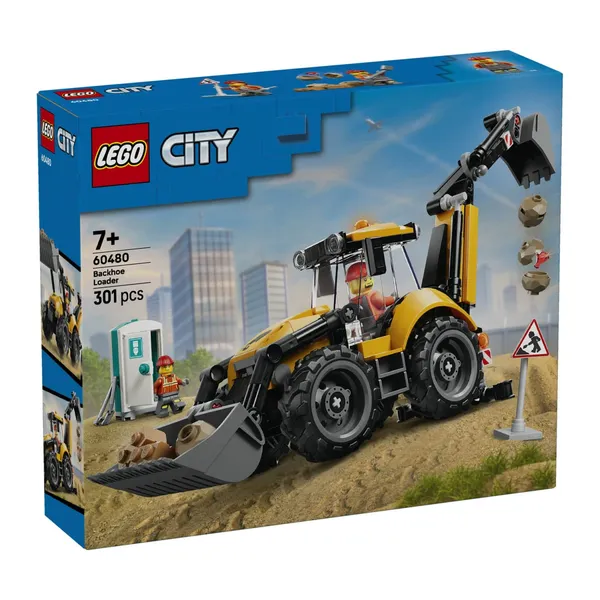 Konstruktors Lego dzeltens iekrāvējs 60480