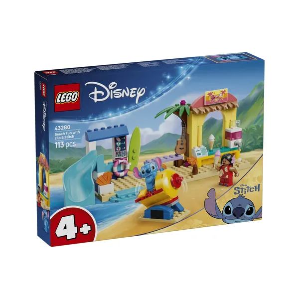 Konstruktors Lego jautrība pludmalē ar lilo un stiču 43280