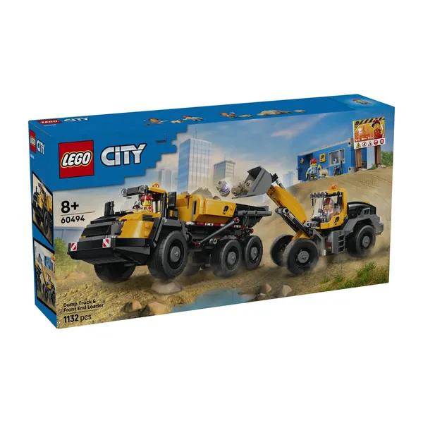 Konstruktors Lego pašizgāzējs un frontālais iekrāvējs 60494