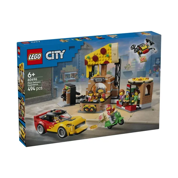 Konstruktors Lego picu piegādes pieredze ar transportlīdzekļiem 60496