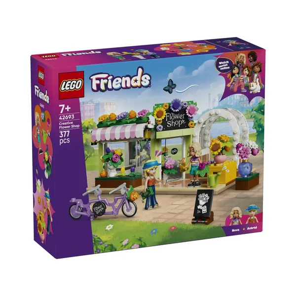 Konstruktors Lego radošais ziedu veikals 42693