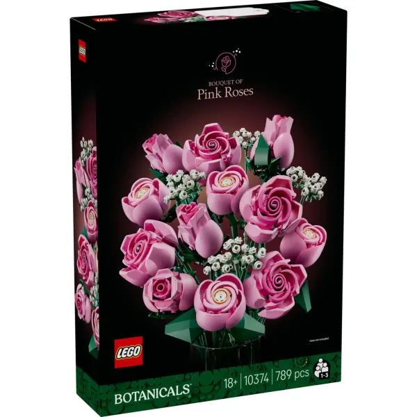 Konstruktors Lego Rozā Rožu Pušķis 10374