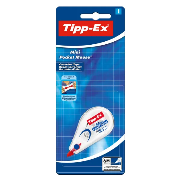 Korekcijas lente Bic Pocket Mouse BS26