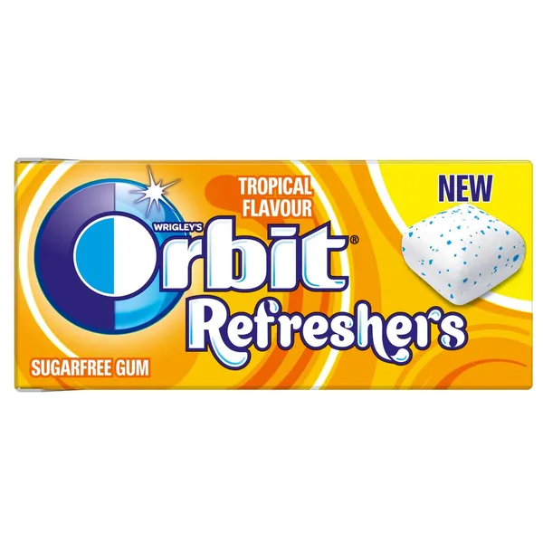 Košļājamā gumija Orbit Refreshers Tropical 15,6g