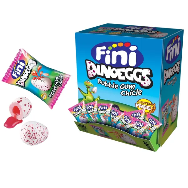 Košļājamā gumija Fini Dino Eggs 5g