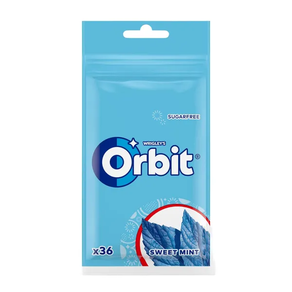 Košļājama gumija Orbit Sweet Mint Pouch 50g