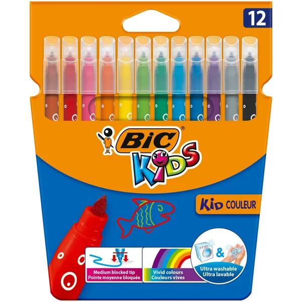 Krāsainie flomāsteri Bic BS26