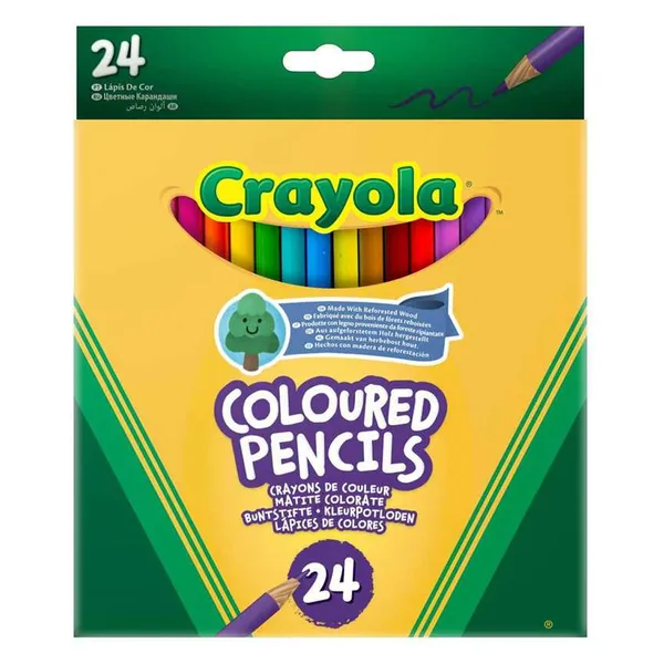 Krāsainie zīmuļi Crayola 24 gab