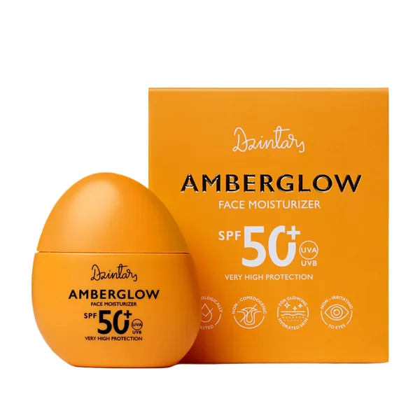 Krēms Dzintars sejai, mitrinošs SPF 50+ Amberglow 50ml