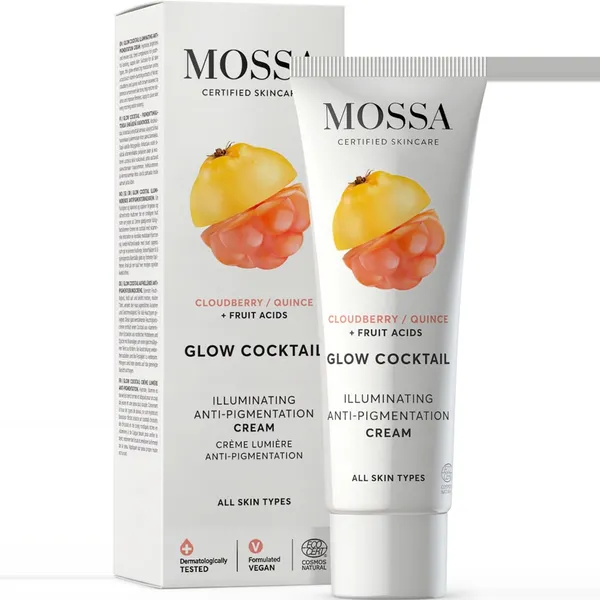 Krēms Mossa Glow Cocktail izgaismojošs, vienmērīgam sejas tonim 50ml