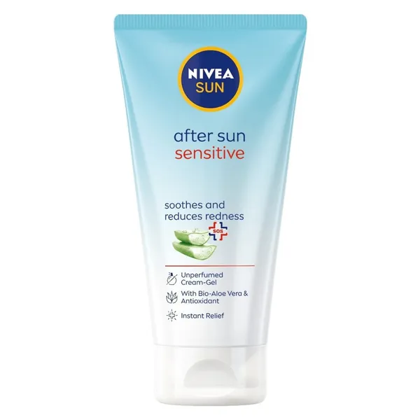 Krēms Nivea Sun pēc sauļošanās, nomierinošs un apsārtumu samazinošs, ar bioloģisko alveju 175ml