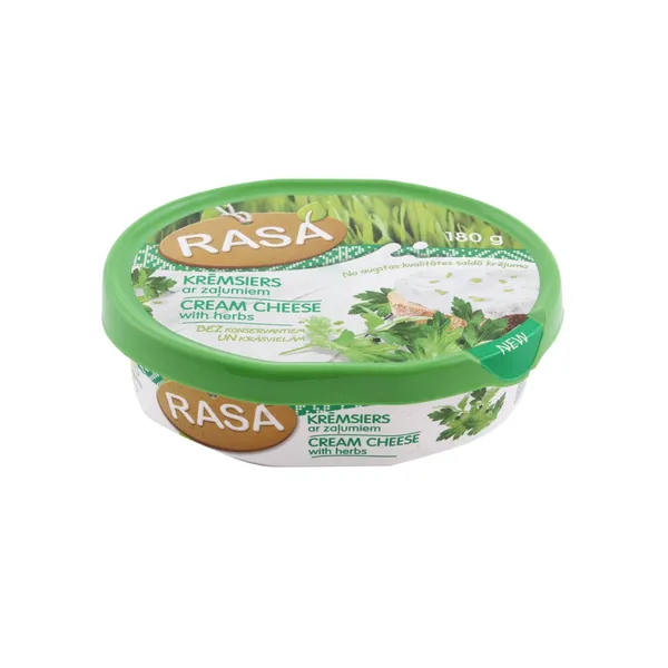 Krēmsiers RASA ar zaļumiem 180g