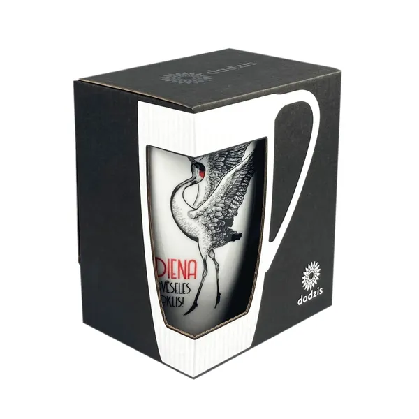 Krūze, lielā, porcelāna, dizaina, daudzkrāsaina, 400ml, kartona kastē