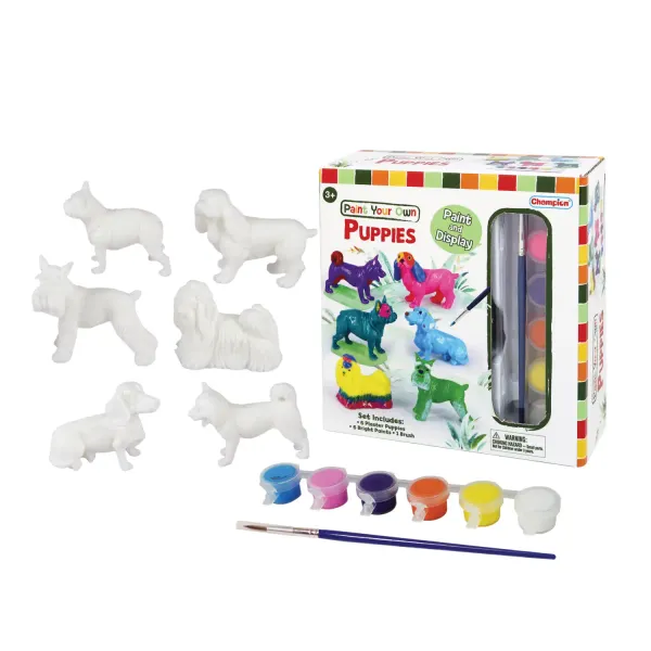 Kucēnu krāsošanas DIY komplekts MaxToys AW26
