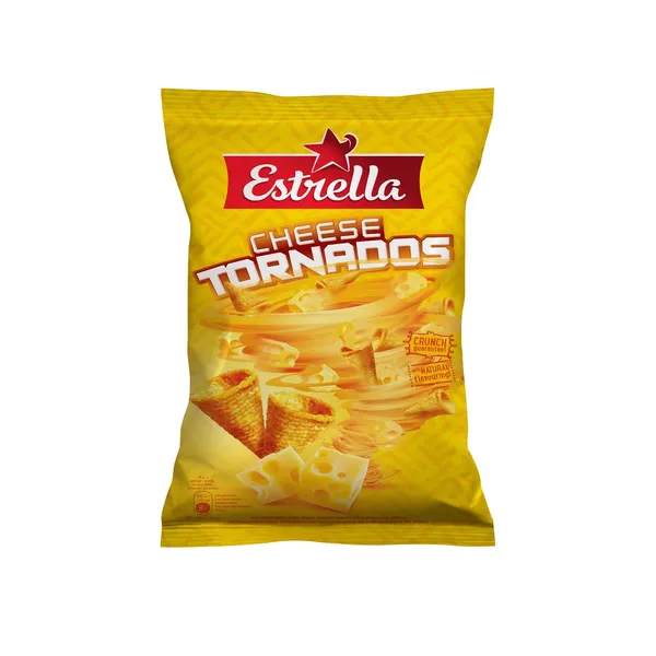 Kukurūzas čipsi Estrella ar siera garšu 110g