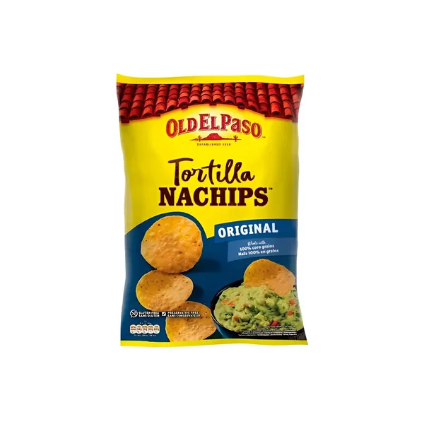 Kukurūzas čipsi Old El Paso oriģinālie, bezglutēna 185g