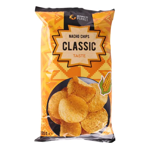 Kukurūzas čipsi Rimi Planet Nacho Classic 200g