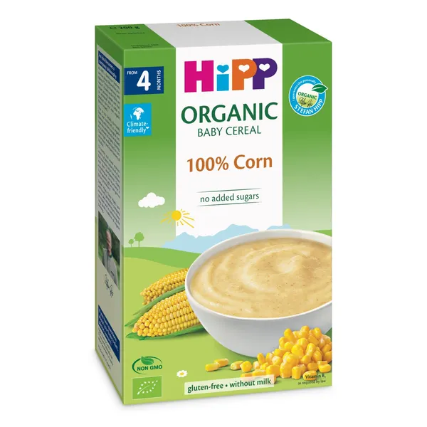 Kukurūzas pārslu putra 100% Hipp BIO 200g