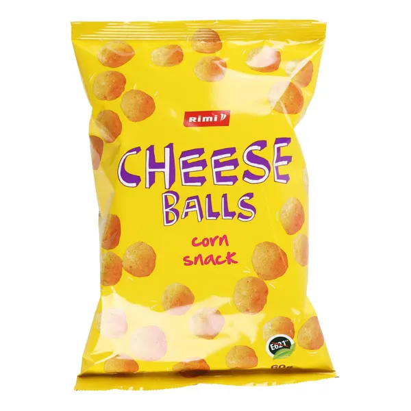 Kukurūzas uzkoda ar sieru "Cheese balls" Rimi 60g