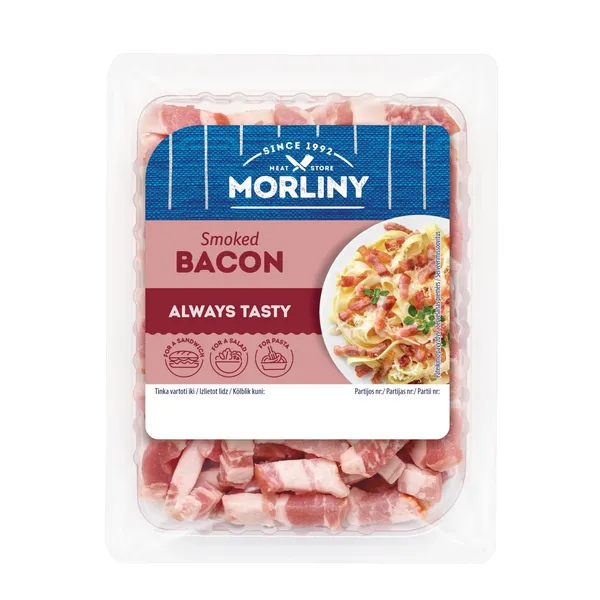 Kūpināta bekona kubiņi Morliny 200g