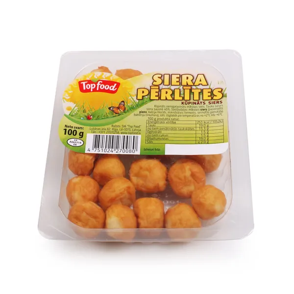 Kūpināts siers TOP FOOD, "Siera pērlītes", 100g