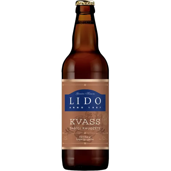 Kvass LIDO KVASS 0,5L stikls D