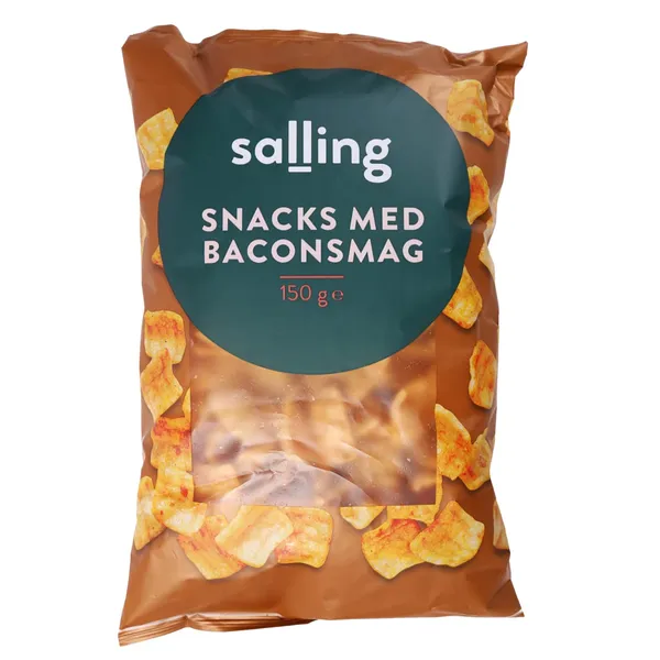 Kviešu čipsi Salling ar bekona garšu 150g