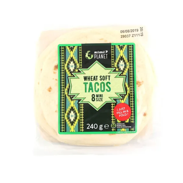 Kviešu mīkstie tako Rimi Planet 240g