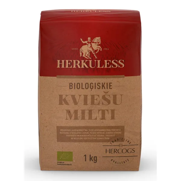 BIO kviešu milti HERKULESS 1kg
