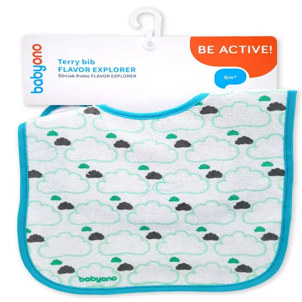 Lacīte, sejas dvielītis, ūdensizturīga BabyOno 832 krāsa un dizains var atšķirties