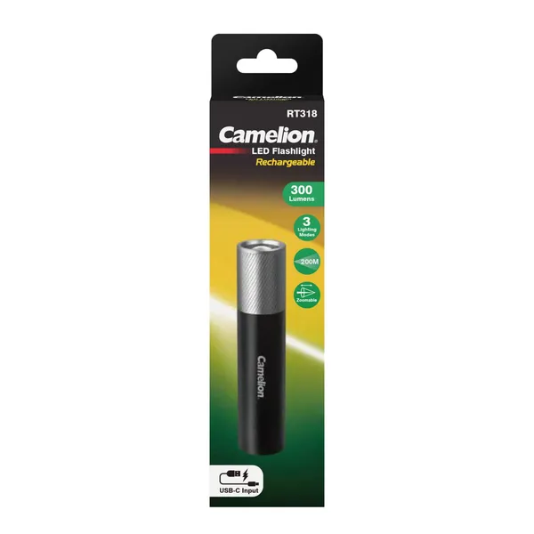 Lādējams lukturis Camelion 3W LED 1200 mAh IP42