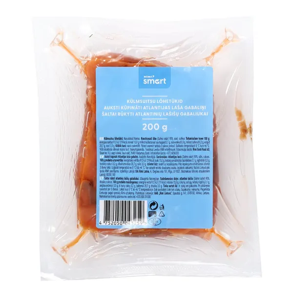Atlantijas laša gabaliņi Northland auksti kūpināti 200g