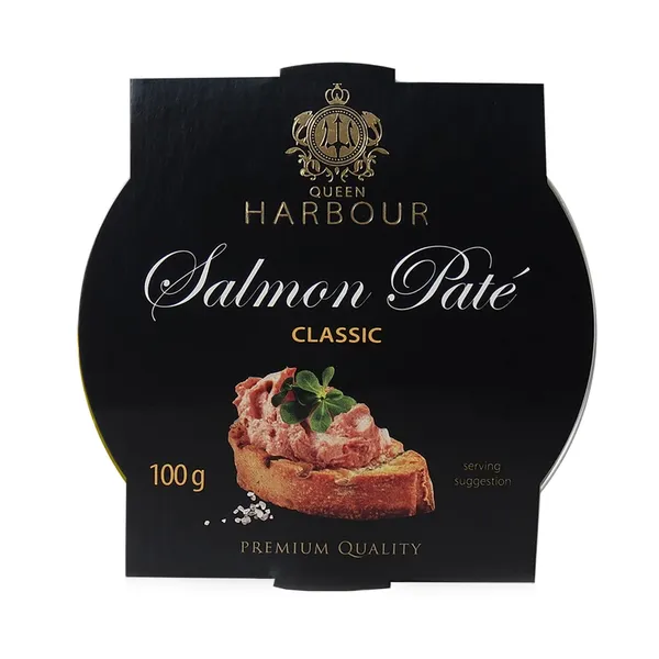 Laša pastēte Queen Harbour klasiskā 100g
