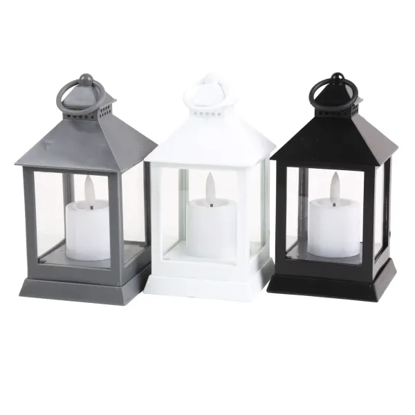 Laterna ar LED sveci Cozy Home, krāsa un dižains var atšķities AW26