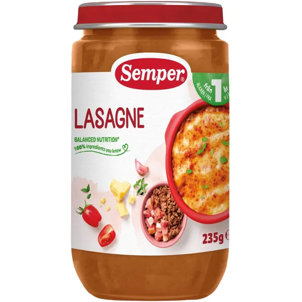 Lazanja Semper no 1 gada 235g