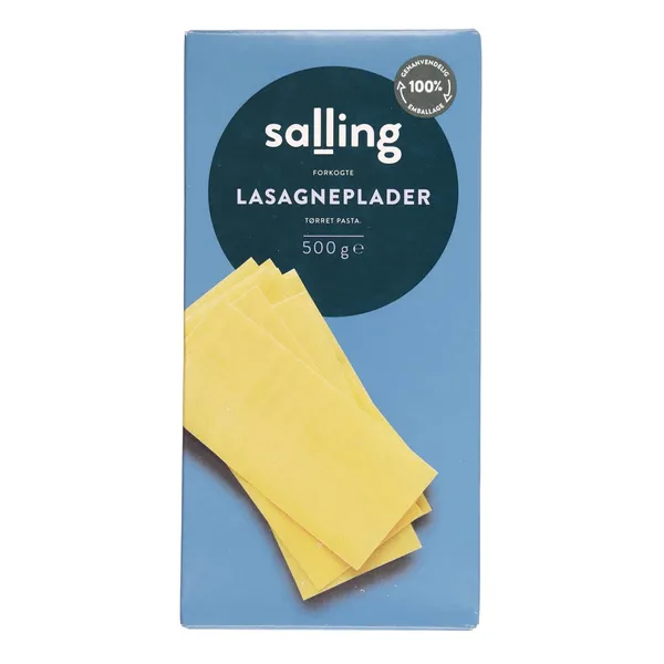 Lazanjas plāksnes Salling 500g