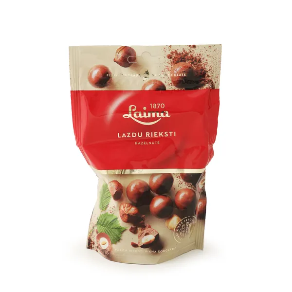 Lazdu rieksti piena šokolādē LAIMA 140g