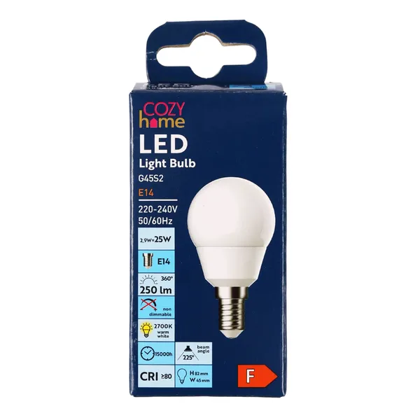 LED spuldze Cozy Home 2,9W E14 250lm